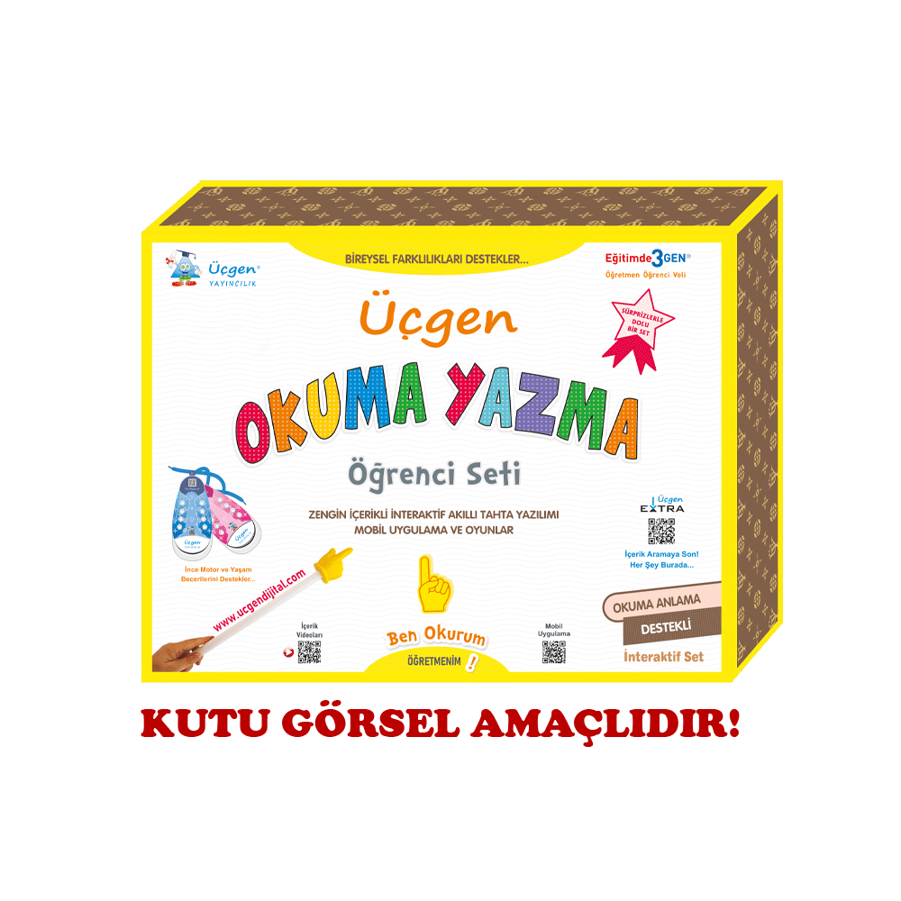 1. Sınıf – Üçgen Okuma Yazma Seti 2024