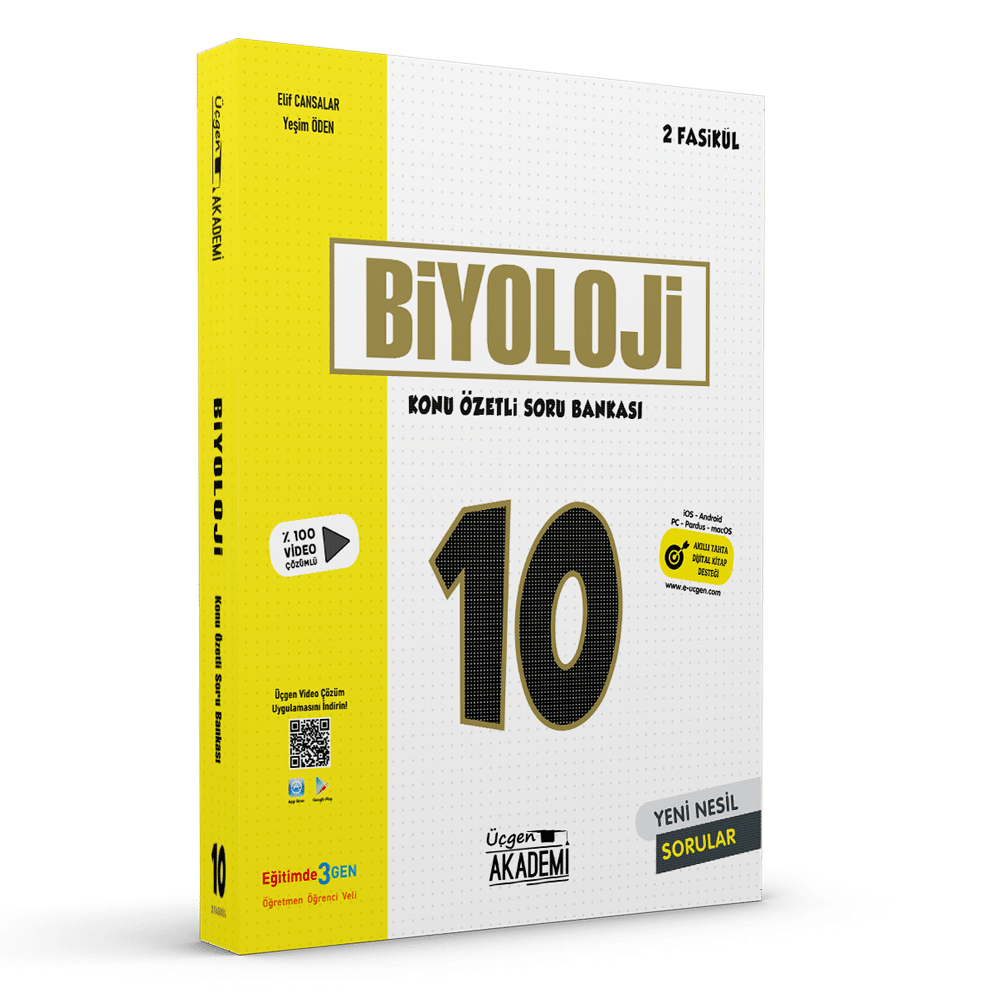 10. SINIF BİYOLOJİ – Konu Özetli Soru Bankası – 2 Fasikül
