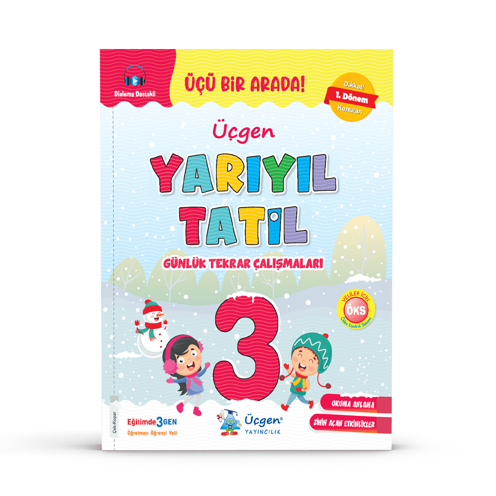 3. SINIF – Yarıyıl Tatil – Günlük Tekrar Çalışmaları