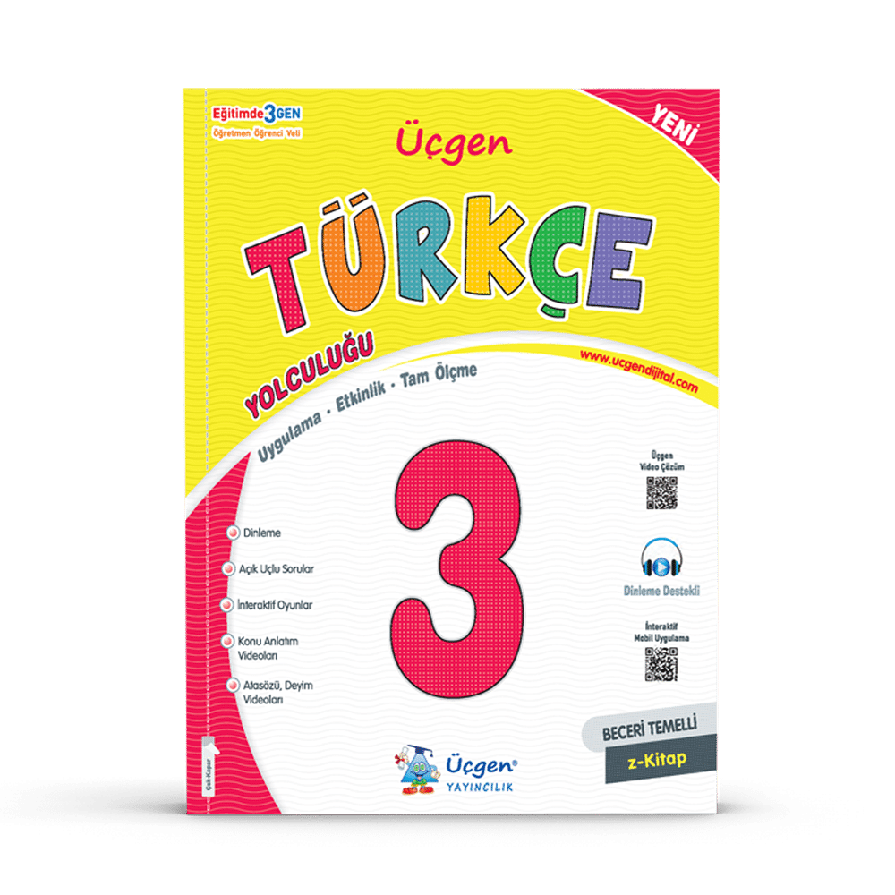 3.SINIF – Beceri Temelli – TÜRKÇE Yolculuğu